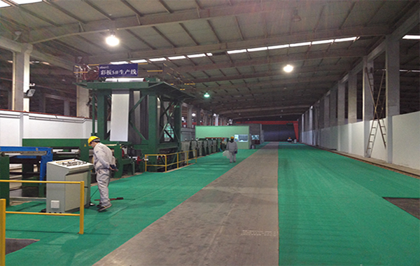 鋼板覆塑生產(chǎn)線(鋼木門用板材)